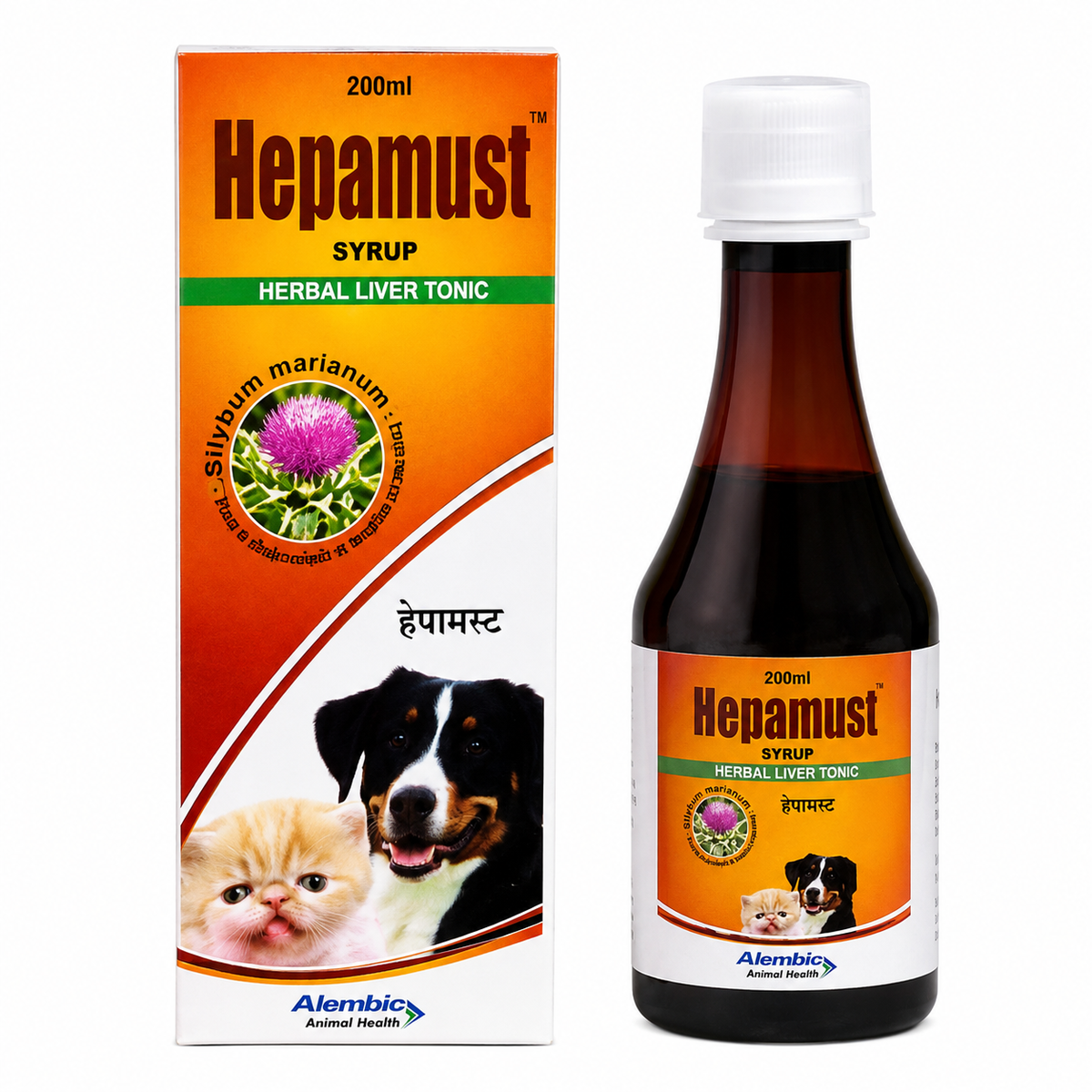 Pet Mankind Hepamust Herbal Liver Tonic Syrup For Dogs & Cats