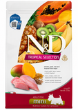 Farmina N&D Tropical Selection Chicken,Spelt, Oats & Tropical Fruits Adult Mini Dog Dry Food