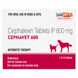 Savavet Cephavet 600 mg Cephalexin Tablets – Antibiotic for Dogs & Cats