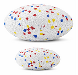 EE Toy Natural Rubber Pop Rugby Ball Chew Toy