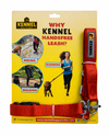 Kennel Flexi Nylon Hands - Free Leash With Adjustable Waist Belt