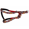 Kennel Printed Padded Click Lock Adjustable Harness