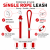 Rope Dog Leash with Metal Clamps | Thick Nylon | Kennel