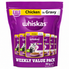 Whiskas Junior Chicken In Gravy Weekly Value Pack 80 g x 7