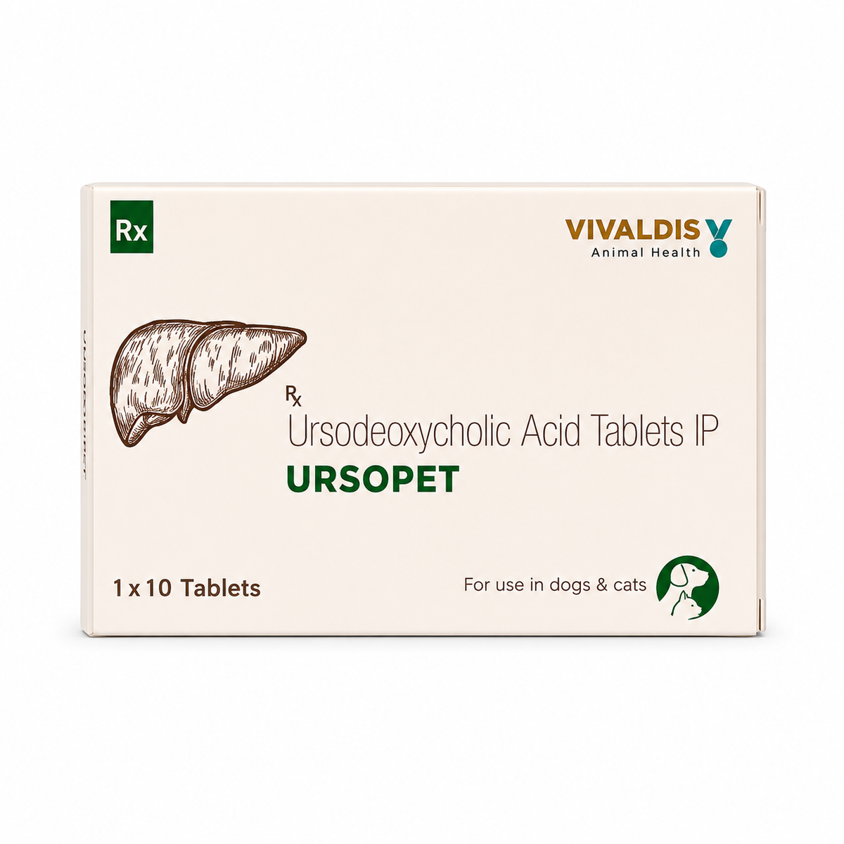 Vivaldis : Ursopet Ursodeoxycholic Acid Tablets For Dogs & Cats