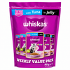 Whiskas Tuna In Jelly Junior Cat Pouch - Weekly Value Pack (80g x7)