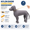 Kennel Nylon Show Leash Cord With Flat Clamp (Thin)