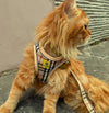 A+a Pets Bur-Berry Checks Harness & Leash Set For Cat & Small Dogs