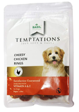 Basil Temptations Cheesy Chicken Rings Dog Treats