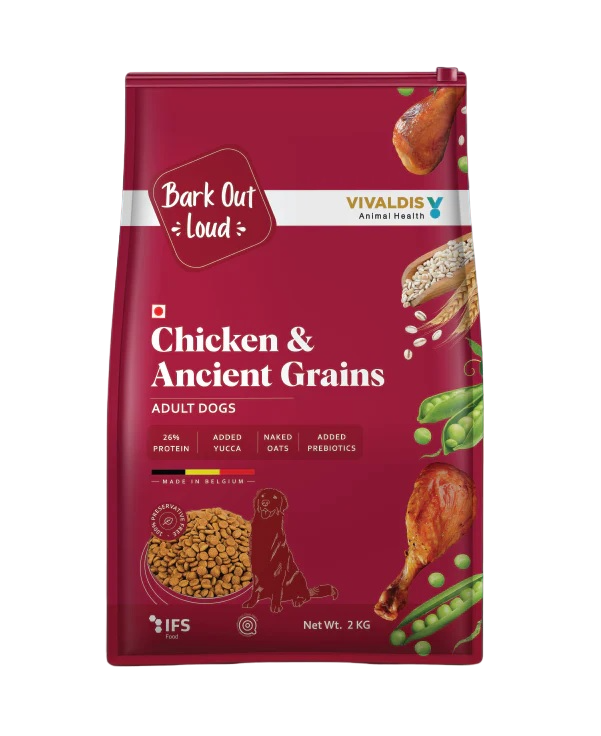 Vivaldis Bark Out Loud Chicken & Ancient Grain Adult Dry Dog Food