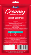 Drools Creamy Lickable Chicken & Pumpkin Dog Treats (Buy 4 Get 1 Free )