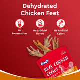Drools Dehydrated Real Chicken Feet Chews Dog Treats