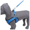 Kennel Blue Bash Print Step In Harness