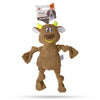 Fofos Fluffy Cow Soft Squeaky Plush Dog Toy