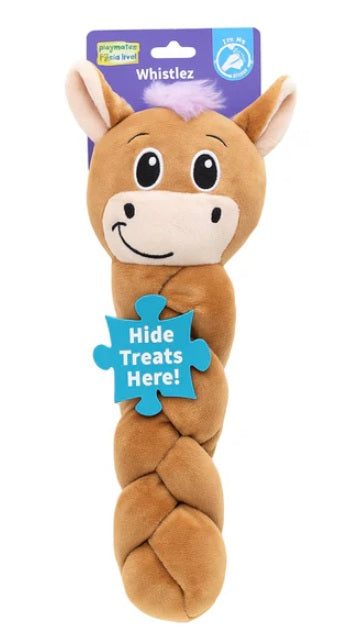 Outward Hound Twistiez Highland Cow Multicolor Plush Dog Toy