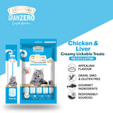 Signature : GrainZero Woow Creamy Lickable Cat Treats – Chicken & Liver (4+1 Free Sachets)