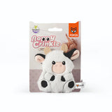 Fofos Floppy Crinkle Cow Cat Toy