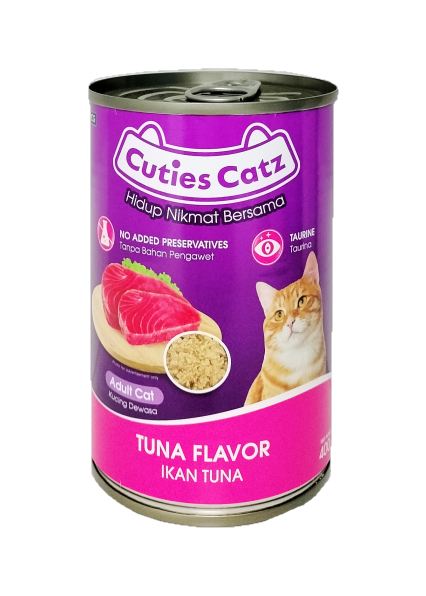 Cuties Catz Tuna Flavor Adult Cat Canned Food - Main Image