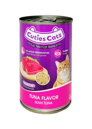 Cuties Catz Tuna Flavor Adult Cat Canned Food