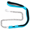 Kennel Padded Nylon Chain Leash | Chain with Padded Grip