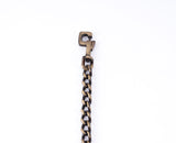 Kennel Premium Nylon Brass Chain Leash No.0(5mm) (1 1/4")