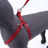 Kennel Premium All Over Reflective Nylon Click Lock Adjustable Harness - 3/4 Inch  (10" - 18")