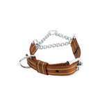 Kennel Pattern Nylon Chain Martingale Collar