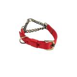 Kennel Premium Nylon Brass Chain Martingale Collar