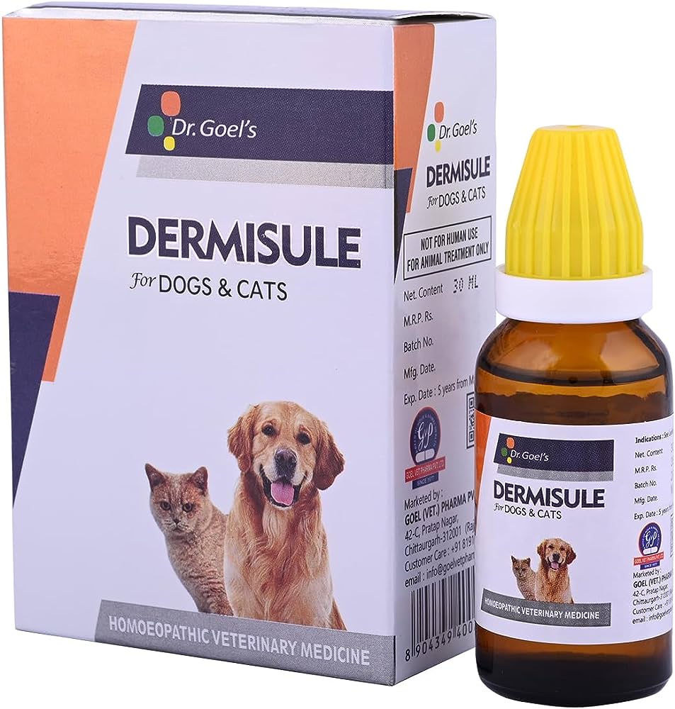 Dr. Goels DERMISULE for PETS For Skin Infections