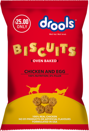 Drools Oven Baked Chicken & Egg Dog Biscuits