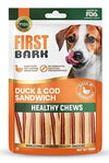 First Bark : Duck & Cod Sandwich – Healthy Chews Dog Treats