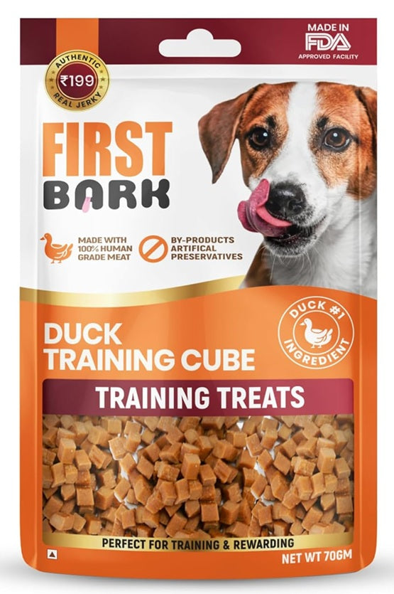 First Bark : Duck Training Cube  - Training Dog Treats