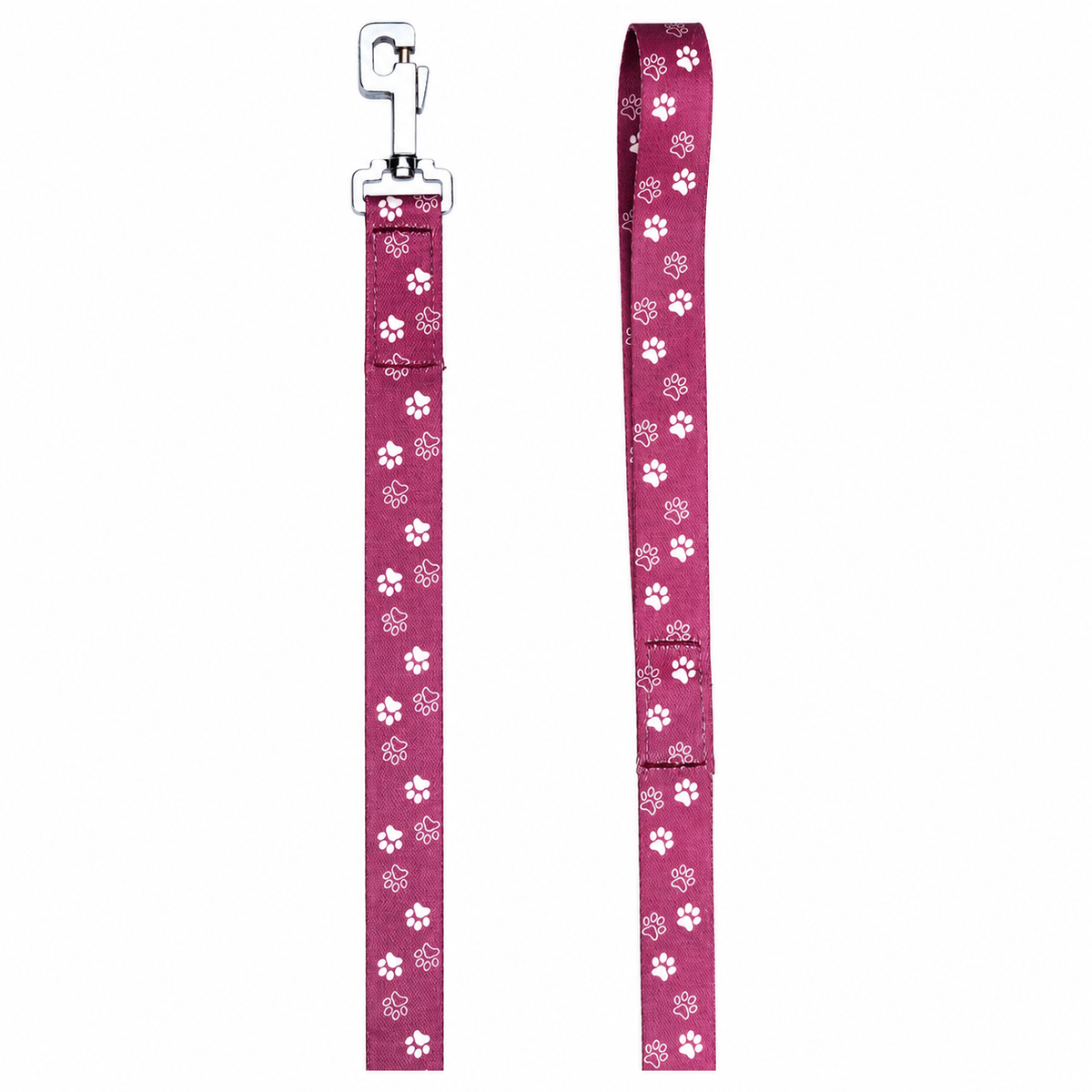 Memes Print Nylon Dog Leash — Red & Black