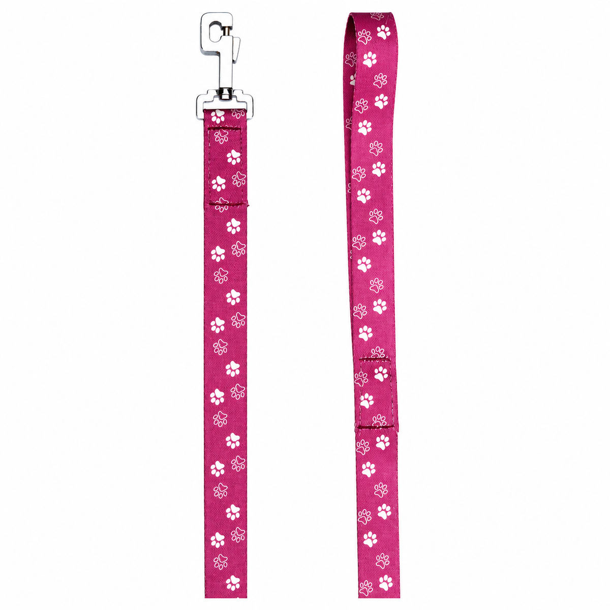 Kennel Printed Leash - Purple Paws (L = 48 Inch)