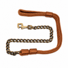 Foam Padded Chain Dog Leash | Nylon & Chrome by Kennel