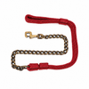 Foam Padded Chain Dog Leash | Nylon & Chrome by Kennel
