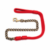 Foam Padded Chain Dog Leash | Nylon & Chrome by Kennel