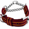 Kennel Pattern Nylon Chain Martingale Collar