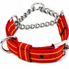 Kennel Pattern Nylon Chain Martingale Collar