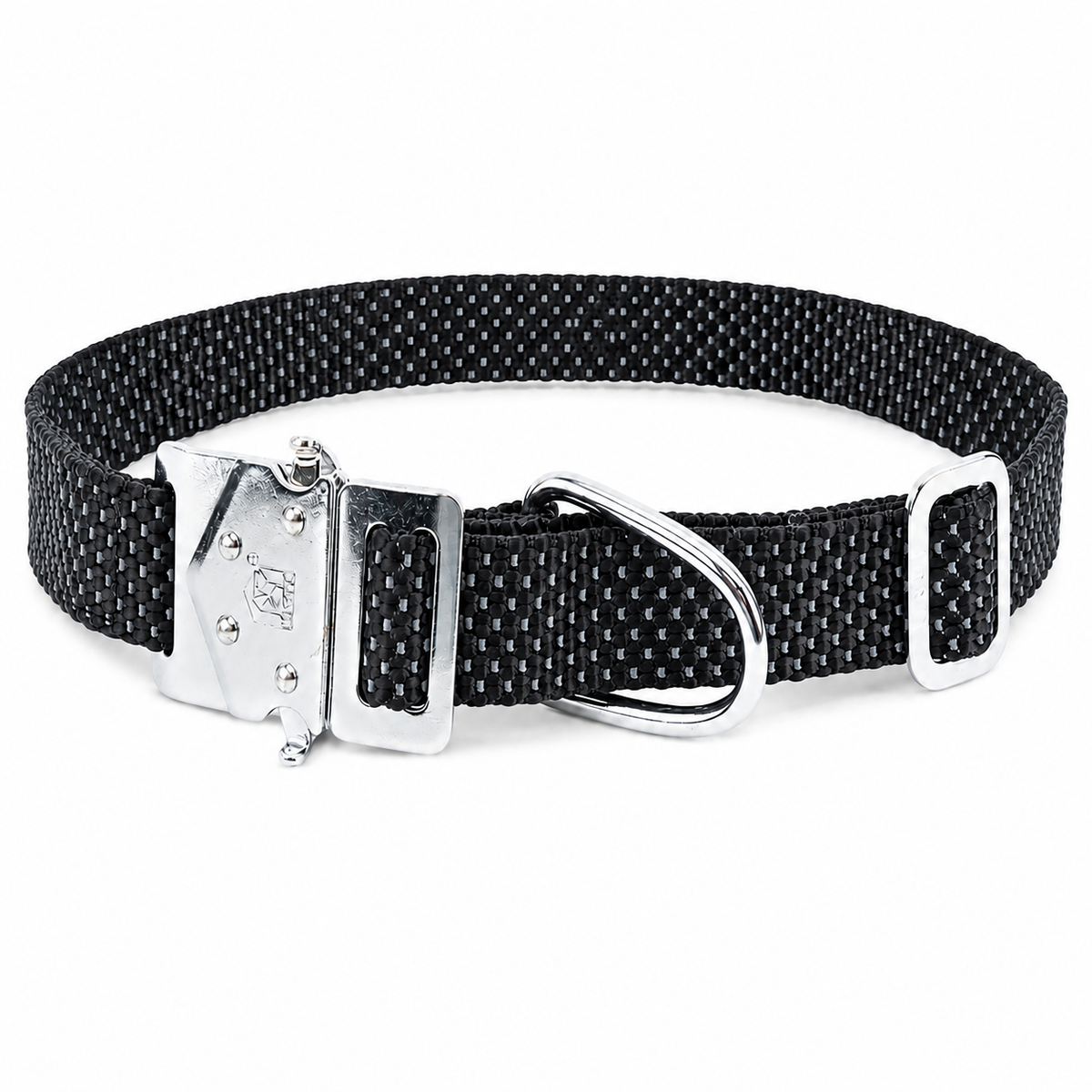 Kennel Premium All Over Reflective Nylon M.S. Click Lock Collar