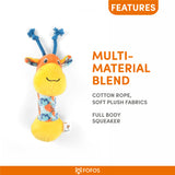 Fofos Giraffe Puppy Toy