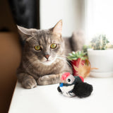 Fofos Black Bird With Catnip Balls Cat Toy