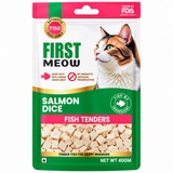 First Meow Treats For Cats - Salmon Dice Fish Tenders