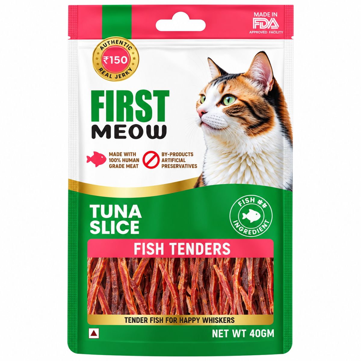 First Meow Treats For Cats - Tuna Slice