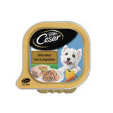 Cesar White Meat Fish & Vegetables 100g Cup - Pack of 16