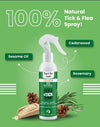Vivaldis Natural Plant-Based Flea & Tick Spray for Dogs & Cats