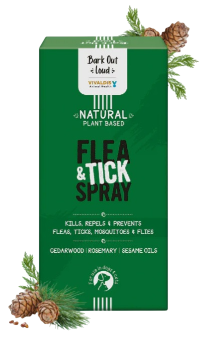 Vivaldis Natural Plant-Based Flea & Tick Spray for Dogs & Cats