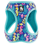Truelove Floral Soft Vest Harness For Small & Medium Breed Dog  - Blue Atoll