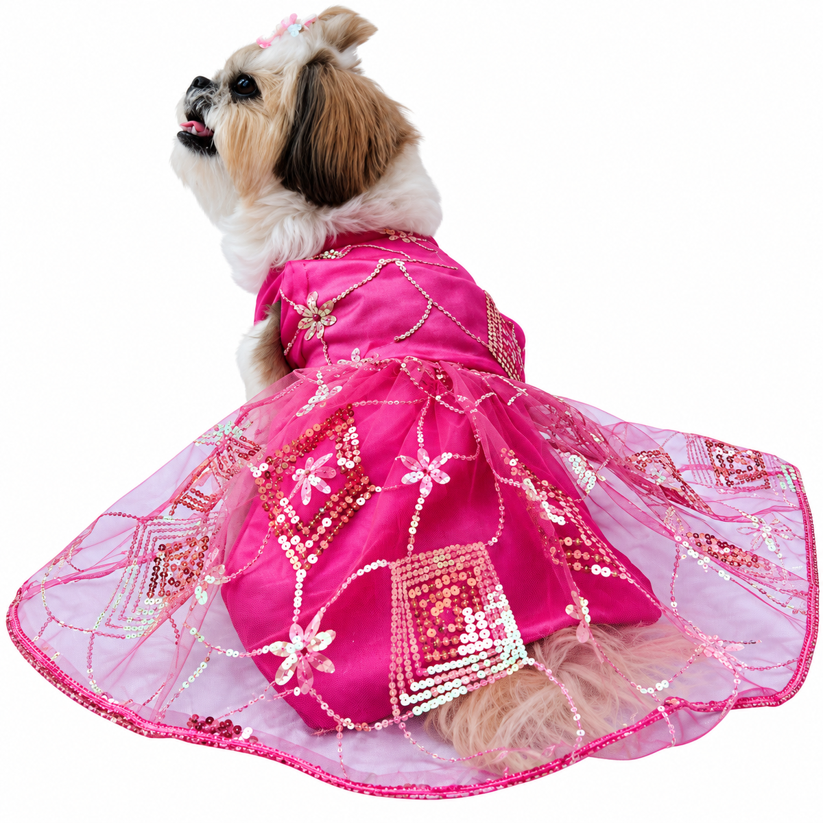 Cheeku Lehenga For Dogs & Cats