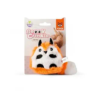 Fofos Floppy Crinkle Fox Catnip Cat Toy